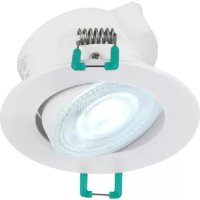   Sylvania 0090013 SylSpot 500lm 865 IP44 WHT süllyesztett LED spot lámpatest