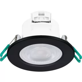   Sylvania 0090028 SylSpot 550lm 3-CCT IP65 DIM BLCK süllyesztett LED spot lámpatest fekete