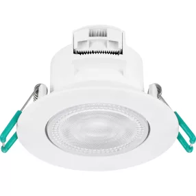  Sylvania 0090030 SylSpot 550lm 3-CCT IP44 D WH 3-PACK süllyesztett LED spot lámpatest 3 db-os csomag