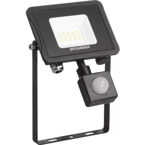   Sylvania 0090162 SylFlood IP65 PIR 1000LM 840 Black kültéri LED fényvető reflektor mozgásérzékelővel