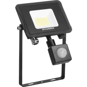   Sylvania 0090167 SylFlood IP65 PIR 3000LM 840 Black kültéri LED fényvető reflektor mozgásérzékelővel