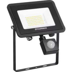   Sylvania 0090169 SylFlood IP65 PIR 5000LM 840 Black kültéri LED fényvető reflektor mozgásérzékelővel
