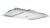 LUG 090562.5L01.011 CRUISER 2 PLUS LED SP version ED 24350lm/840 IP66 55° gray ipari csarnokvilágító LED lámpatest