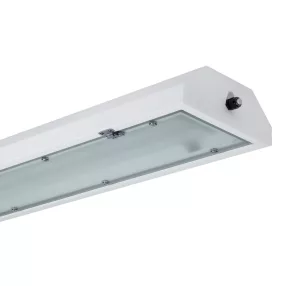   Trevos 10231 TrEx 2.4ft 12800/840 robbanásbiztos fémházas üveglapos LED lámpatest Zona 1 Atex ipari por és páramentes porpára IP66 IK10