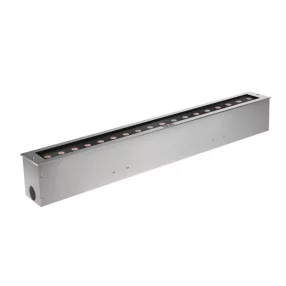   LUG 140483.5L031.12 GROUNDLINE AS LED 636 ED 14W white 3500K IP67 10° silver talajba süllyesztett taposó lámpa