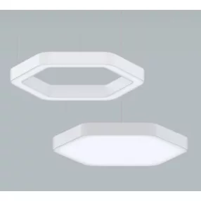   Luxiona 19.3004.1001.34 ARTSHAPE SIX LED SMALL EDGE SUSPENDED 3000 PLX E 34 840 / S-1,5M hatszög alakú LED profil lámpatest
