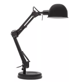   Kanlux 19301 PIXA KT-40-B asztali lámpa E14 fekete állítható karral