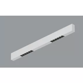   Luxiona 19.3113.0001.04 X-LINE SLIM LOW UGR L-DOWN LED 4200 RASTER DAISY-BLACK-WIDE E 04 840 / L-1144MM S-1,5M aluprofilos mennyezeti függesztett LED lámpatest