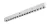 Sylvania 2023784 OPTIX LINEAR RECESSED 1200 4000K ALU süllyesztett tükrös LED lámpatest