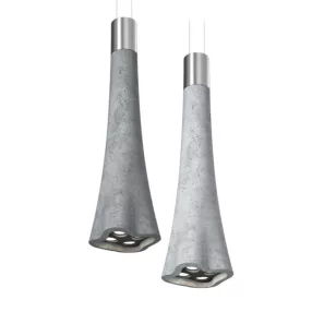   LUG 260010.5L02.11 CONCRA 1 LED susp ED 420lm/840 dekoratív beton függesztett LED csarnokvilágító