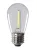 Kanlux 26048 ST45 LED 0,9W E27-GR fényf. Kültéri kis teljestményű LED izzó ZÖLD