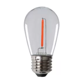   Kanlux 26049 ST45 LED 0,9W E27-RE fényf. Kültéri kis teljestményű LED izzó PIROS