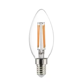  Sylvania 0029344 ToLEDo RT Candle V5 CL DIM 470LM 827 E14 SL 2700K LED meleg sárga fényszínű dimmelhető gyertya izzó