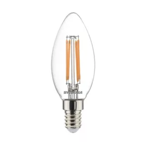   Sylvania 0029373 ToLEDo RT Candle V5 CL 470LM 827 E14 SL 2700K LED meleg sárga fényszínű gyertya izzó