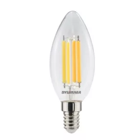   Sylvania 0029376 ToLEDo RT Candle V5 CL 806LM 827 E14 SL 2700K LED meleg sárga fényszínű gyertya izzó