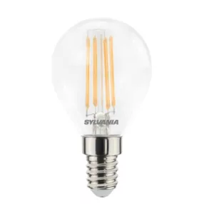   Sylvania 0029490 ToLEDo RT Ball V5 CL DIM 470LM 827 E14 SL 2700K LED meleg sárga fényszínű dimmelhető kisgömb izzó