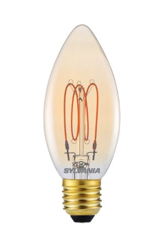 Sylvania 0030150 ToLEDo Vintage CANDLE DIM 250lm E14 SL 2000K LED arany meleg sárga fényszínű dimmelhető gyertya izzó