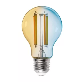   Kanlux 33640 S A60 7W E27 CCT SMART fényforrás fényforrás LED normálizzó állítható színhőmérséklet átlátszó