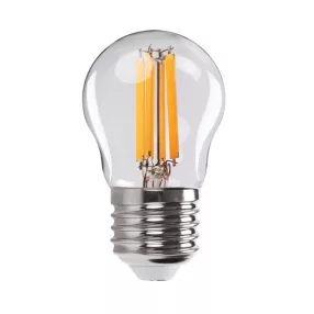   Kanlux 35274 XLED G45 E27 6W-WW fényforrás Kisgömb LED izzó fényforrás meleg fehér átlátszó