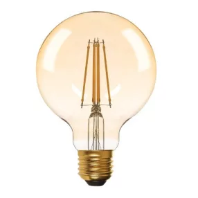   Kanlux 36241 XLED G95 7W-WW fényforrás globe dekoratív 2500K sárga fényű LED izzó