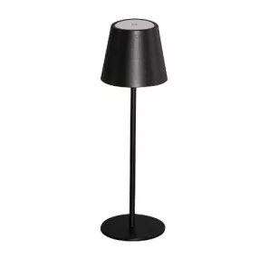   Kanlux 36321 INITA LED IP54 B asztali lámpa fekete kültéri USB csatlakozós bemenet szabályozható