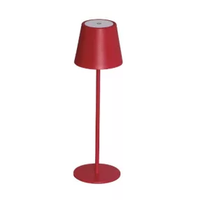   Kanlux 36322 INITA LED IP54 R asztali lámpa piros kültéri USB csatlakozós bemenet szabályozható