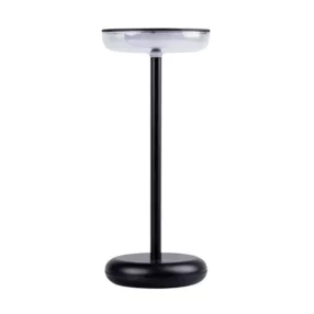  Kanlux 37311 FLUXY LED IP44 B asztali lámpa fekete USB-C porton keresztül tölthető kültéri/beltéri akkumulátoros hordozható fényerőszabályzós