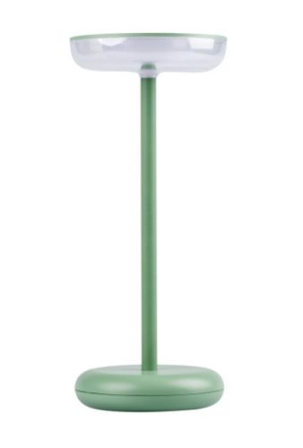 Kanlux 37313 FLUXY LED IP44 GN asztali lámp zöld USB-C porton keresztül tölthető kültéri/beltéri akkumulátoros hordozható fényerőszabályzós