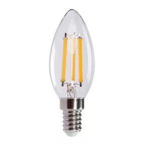   Kanlux 38416 XLED C35E14 7W-WW fényforrás gyertya izzó meleg fehér átlátszó 320 fok