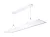 Sylvania 0042952 AREUM SUSPENDED 1200 D/I 4K WHT függesztett, direkt-indirekt irodai lámpatest