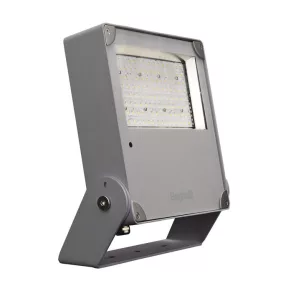   43175 Beghelli Flood MODULA - S LED-es csarnokvilágító lámpatest; 80W; 12432lm; 4000K; IP66; IK08;  aszimmetrikus optikával, kültéri LED fényvető sportvilágítás