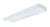 Sylvania 0044058 SPORTSBAY 12KLM 840 LED sportvilágító lámpatest, tornaterem világítás, labdavédett