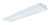 Sylvania 0044061 SPORTSBAY DALI 18KLM 840 LED sportvilágító lámpatest, tornaterem világítás, labdavédett