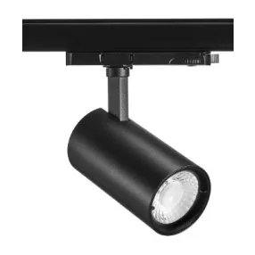  Sylvania 0004543 Pixo Medium 3650LM 930 NB MB WB BLACK 3 fázisú sínhez Spot lámpatest fekete, 3 db cserélhető lencsével