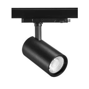   Sylvania 0004549 Pixo Medium 3680LM 940 NB MB WB BLACK 3 fázisú sínhez Spot lámpatest fekete, 3 db cserélhető lencsével