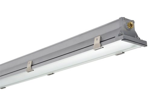 Trevos 50570 ALUMAX LED 2.5ft 6500/840 fémházas, üveglapos lámpatest ipari por és páramentes porpára IP66 IK10
