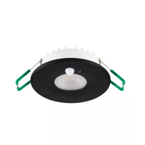   Sylvania 0005192 START Spot IP65 PIR 1050LM 3CCT BLK fekete, álmennyezetbe építhető LED spot, mozgásérzékelővel, váltható színhőmérséklet
