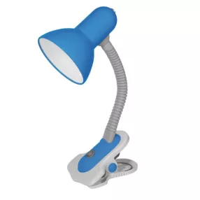   Kanlux 7152 SUZI HR-60-BL asztali lámpa kék csíptetős E27 cserélhető fényforrással