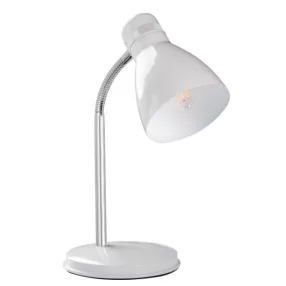   Kanlux 7564 ZARA HR-40-W asztali lámpa E14 fehér cserélhető fényforrással