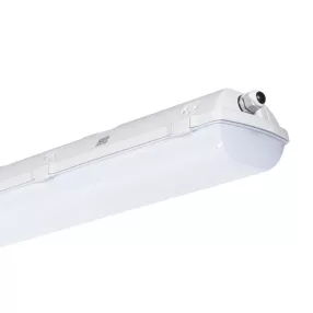   Trevos 79080 FUTURA 2.5ft SNS PC Al 8000/840 ipari por és páramentes porpára LED lámpatest IP66 mozgásérzékelővel