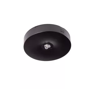   Intelight 90939 STARLET ROUND LED SC 150 NM 1H MT biztonsági világítás, folyosói optikával, fekete, kerek, mennyezeti, bv lámpa