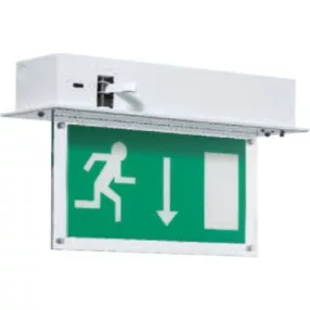   Sylvania 9150400 RECESSED LED EXIT SIGN ARROW DOWN kijáratjelző exit lámpa