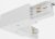 Sylvania 9200723 ONETRACK 3PHASE L-FEED IN WHITE 9011-4/W sarokelem fehér
