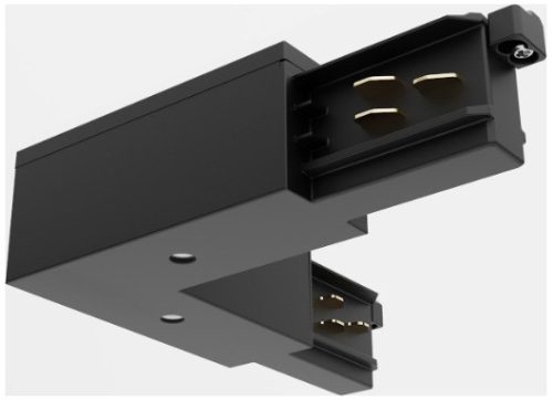 Sylvania 9200728 ONETRACK L-FEED CONNECTR IN BLACK 9011/B DALI sarokelem fekete