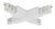 Sylvania 9200739 ONETRACK X-FEED CONNECTOR WHITE 9017/W X csatlakozó fehér