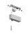 Sylvania 9200820 ONETRACK SUPPLY SUSP BOX WHITE SET-RS/W2 függesztő szett