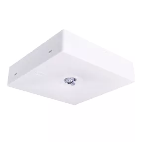   Intelight 92801 Starlet QUAD LED SO 150 NM 1H MT biztonsági világítás, területi optikával, fehér, négyzetes, mennyezeti, bv lámpa