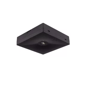  Intelight 92900 Starlet QUAD LED SC 150 NM 1H MT biztonsági világítás, folyosói optikával, fekete, négyzetes, mennyezeti, bv lámpa