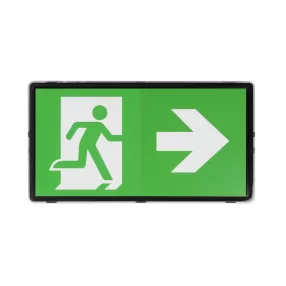   Intelight 93660 VELLA SO 125 NM 1H MT IP65 kijáratjelző fekete, piktogrammal, exit lámpa