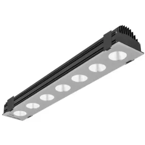   PXF Plexiform AD014.3366.840.A000 PX2062150 Flash New LED 7x 50° 193W 27020lm 840 RF Black ipari csarnokvilágító LED lámapatest